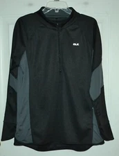 WOMENS BR EQUESTRIAN JERSEY CLX RIDING  L XL 1/4 ZIP PULLOVER BLACK