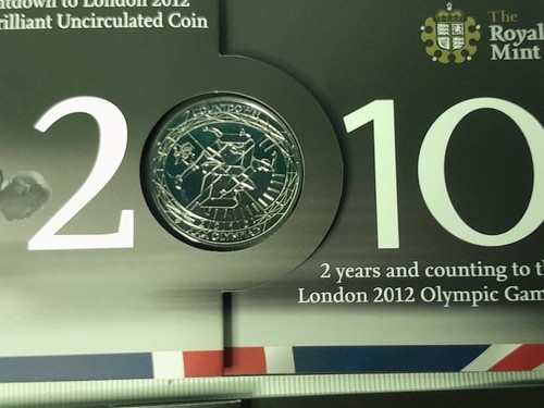 Royal Mint 2009 2012 OLYMPIC GAMES COUNTDOWN BU £5 POUND Complete Set Coin Pack - Picture 4 of 14
