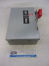 TH3361-GENERAL ELECTRIC-SAFETY SWITCH,3P,FUSIBLE, 30A,600V,NEMA 1 INDOOR