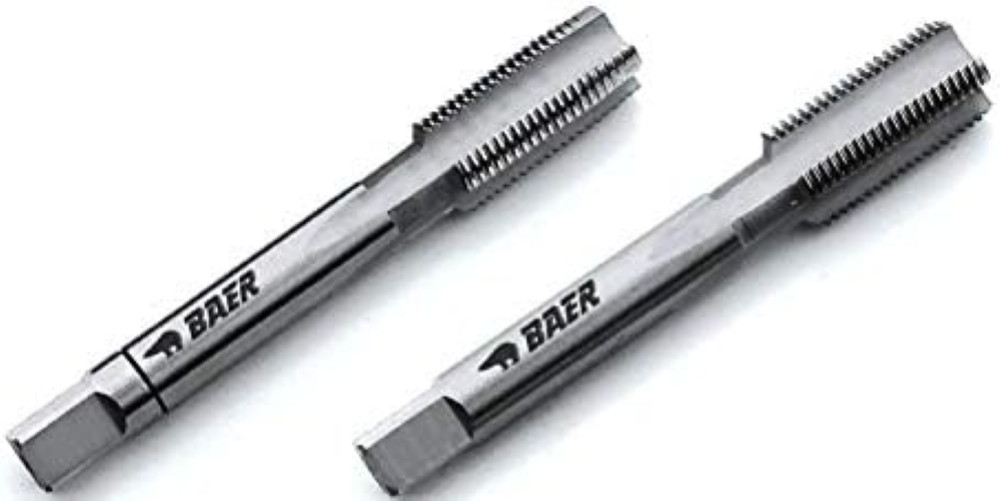 BAER HSSG Set Maschi a Mano G 1/4 x 19 BSP per Filettatura Tubi