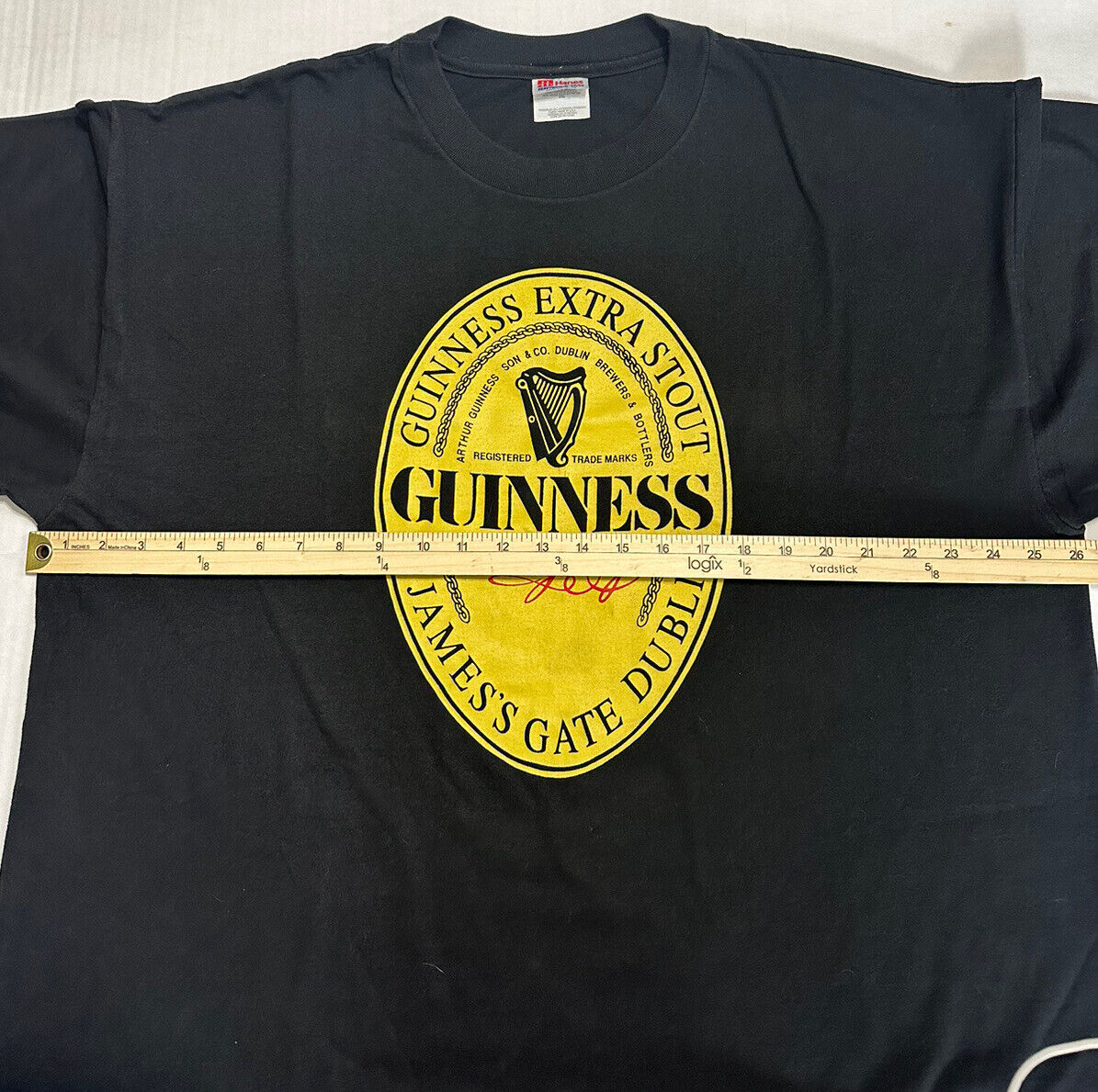 Guinness Extra Stout T Shirt Unisex Size XXL Blac… - image 7