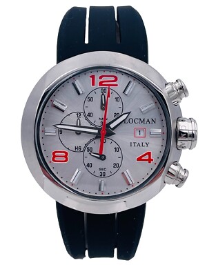 Armbanduhr Locman Change Chrono 420SLGK/595 3 Bänder 46mm Pizazz Neu