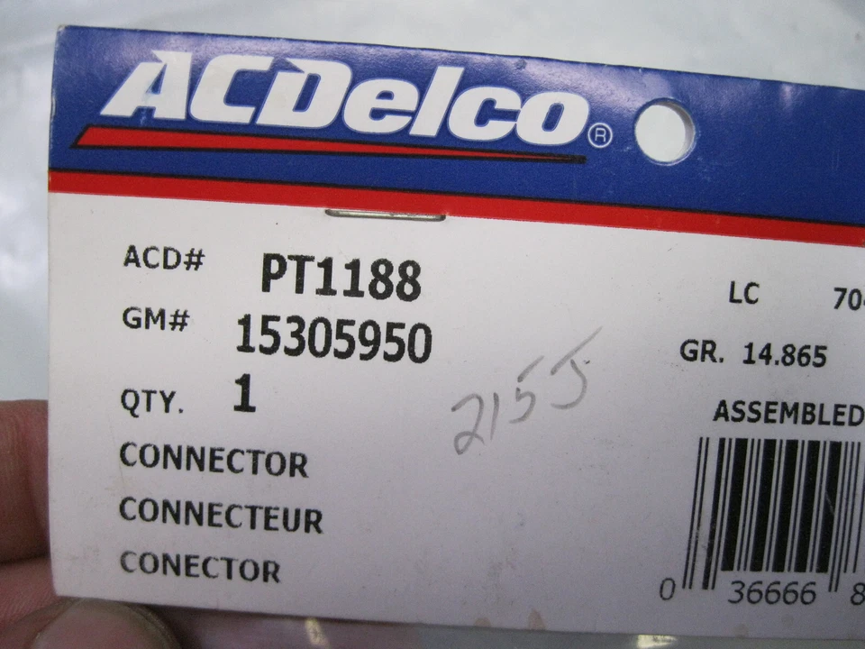 Multi-Purpose Wire Connector ACDelco PT1188 15305950 - Изображение 4 из 4