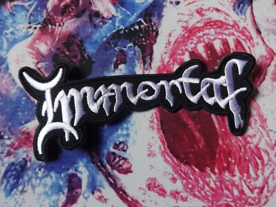 Immortal Shape Patch Gestickt Embroidered Black Metal Abbath