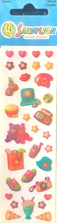 コレクション Sandylion RARE*RETIRED* GEMS 3D Sandylion Stickers - YOU CHOOSE DESIGN~NEW