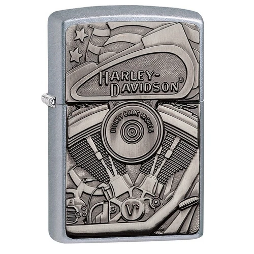 Zippo Feuerzeug harley davidson 29266 Motor Flag Lighter Lizenz Offizier