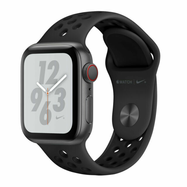 apple watch series 4 black nike