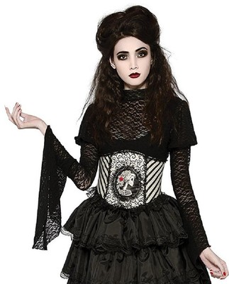 fancy goth dress
