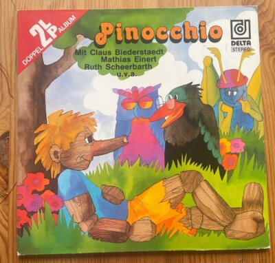 Pinocchio Maral frei nach Collodi- Delta Märchen Hörspiel Doppel-Album Vinyl 2LP