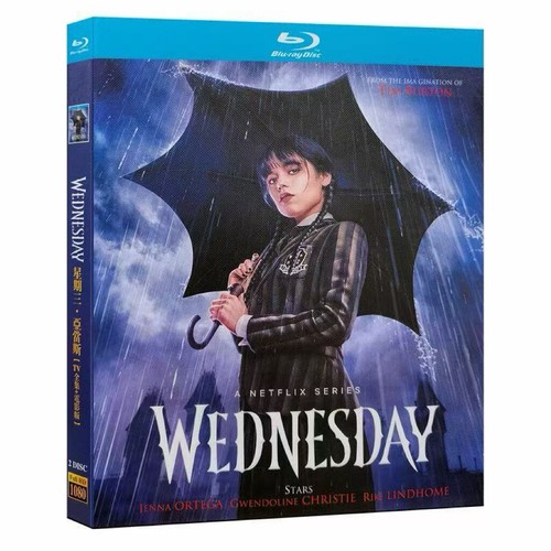 Wednesday Season 1 (2022) 2-Disc 1080P All RegionPlay Seal Box New - Afbeelding 1 van 1