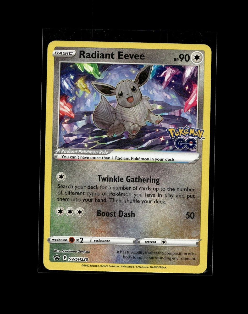 Radiant Eevee Pokémon TCG Cards for sale | eBay