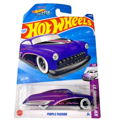HOT WHEELS 2025 PURPLE PASSION PURPLE 5/250 HYW63 HW DESIGNED BY