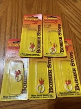5 Packs Vintage Wazp Bobber Stops Size M - 8-14# Line
