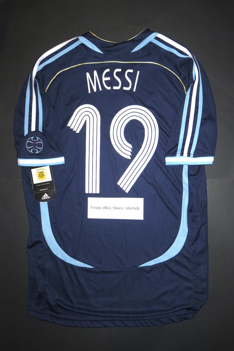 ウェア aregentina adidas 2006 messi game shirt New Adidas 2006 World Cup Argentina Authentic Lionel Messi
