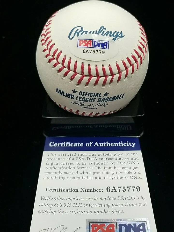 Howie Kendrick #47 Signed Ball PSA Coa Dodgers Angels Nationals WSC A/S - Image 2 of 4