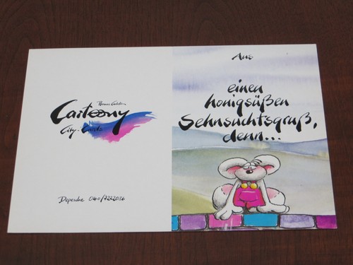 Diddl Karte CARTOONY CITY- CARDS Klappkarte Auswählen NEU und unbenutzt RARITÄT - Bild 17 von 20