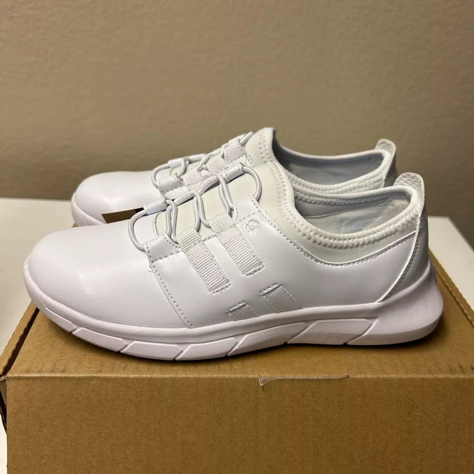 Shoes For Crews Slip-Resistant Women's Athletic Sneakers White Size 5.5 - Image 3 of 4