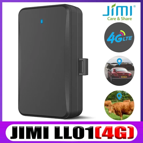 Jimi LL01 4G LTE GPS Tracker 10000mAh Battery IP65 Real-Time Tracking For Cars