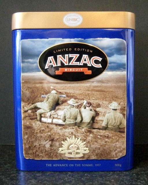 Unibic ANZAC Biscuit Tin 2019 Edition The Advance on The Somme 1917