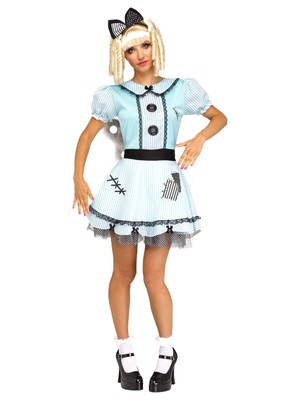 Fun World Womens Wind Up Doll Sexy Costume Dress Medium (8-10)