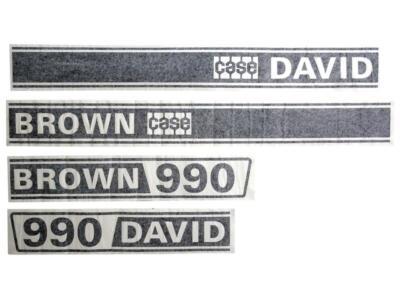 Decal for David Brown 990 Tractor - Fits Multiple Models & Part Numbers