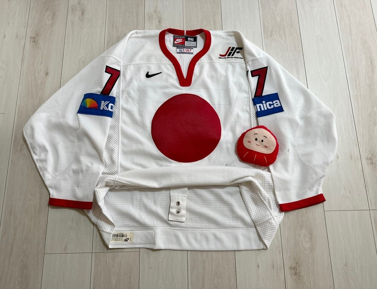 2001 IIHF World Championship Team Japan Hockey Nike Authentic Game