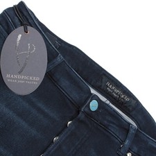 Handpicked NWT Ravello Denim Jeans Size 34 US In Dark Blue Cotton Blend
