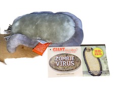 Giant Microbes - Zombie Virus 6" Plush Toy - Pre Owned With Tags