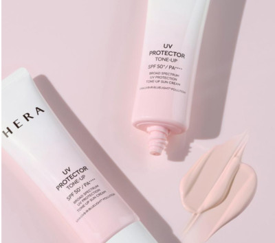 HERA UV Protector Tone-up Sun Cream 50mL SPF50+ PA++++ with Gift