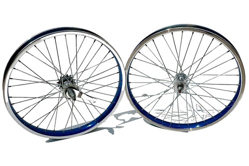Mongoose Motomag II Old School BMX Vintage Wheels Wheelset Silver