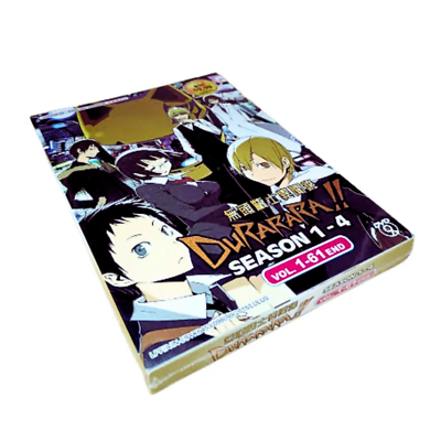 DVD Anime Durarara!! Complete TV Series Season 1-4 (Vol.1-61