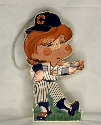 Vintage 1974 Chicago Cubs Hand Held AM Toy Radio Sutton MLB Baseball *Works