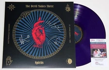 THE DEVIL MAKES THREE SIGNED SPIRITS LP VINYL RECORD ALBUM AUTOGRAPHED +JSA COA
