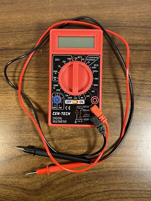 Cen-Tech 7 Function Digital Multimeter 69096 Electrical Test Meter