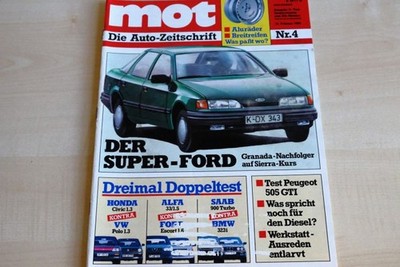 2) MOT 04/1984 - Alfa Romeo 33 1.5 mit 84PS bes - Ford Escort 1.6 mit 79PS besse