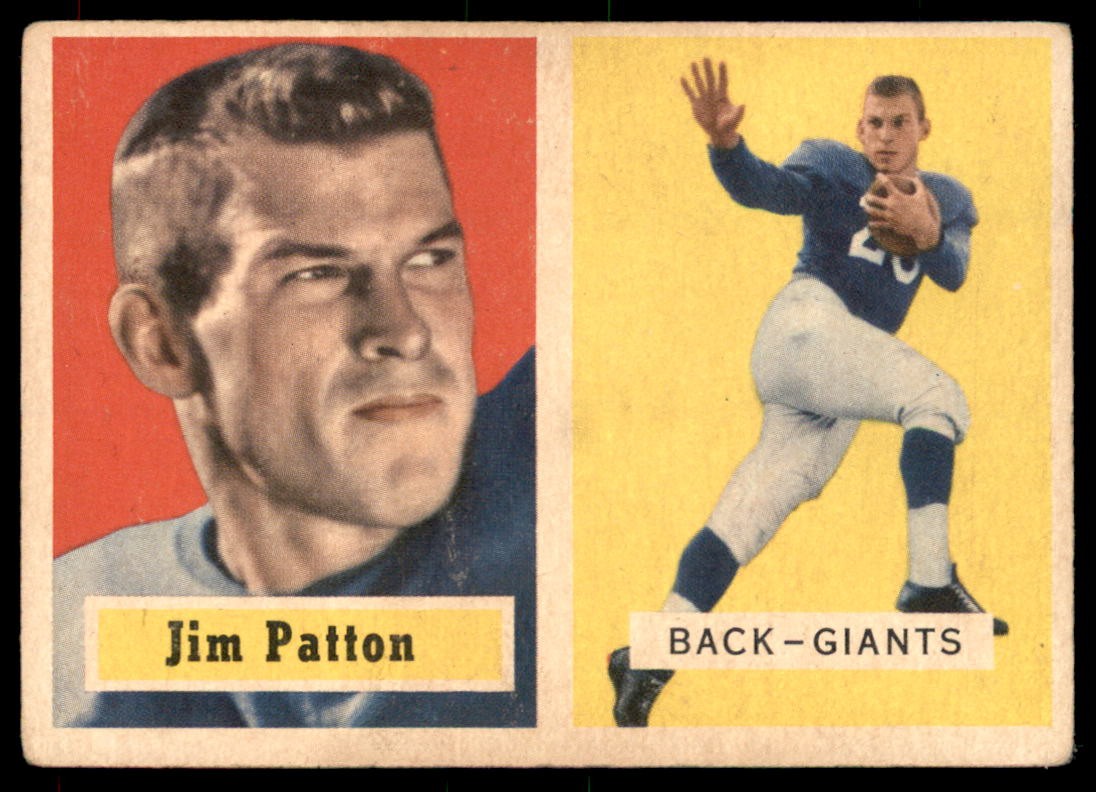1957 Topps #83 Jim Patton