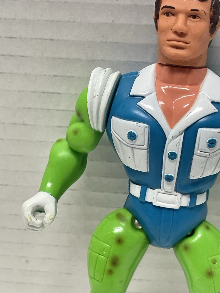 FIGURA DE COLECCIÓN PACE TOYS EARTH FORCE EXPLORER TEAM DR BRONCO HANK TAGO 1985 RARA Foto 3 de 4