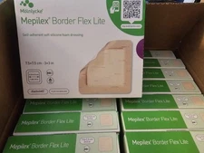 Mepilex Border Lite 3x3 Self-adherent  Foam Dressing - Ref # 581200