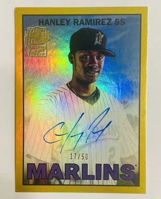 2025 Topps Archives - 1967 Fan Favorites Autographs Hanley Ramirez Gold /50