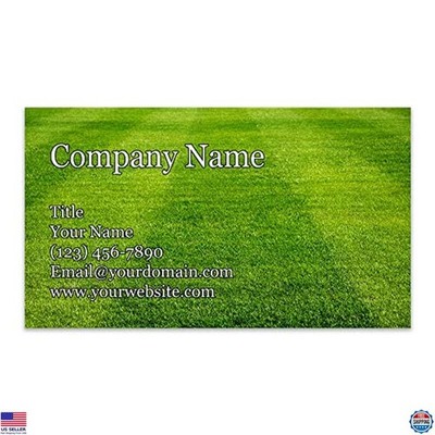 Personalized Business Cards 3.5''x2'' 100 Pack 14PT Thick Lawn Care Designs