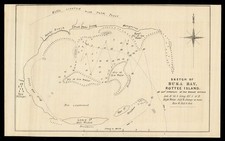 Buka Bay, Rottee Island by Capt. Richard Spratly. Rote Island, Timor 1841 map