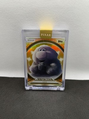 2025 Topps Pixar Gold Gus Pixar Perfection Encased #PP-50 18/25 Orange Parallel