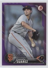 2016 Bowman Prospects Purple 242/250 Andrew Suarez #BP45 2z3