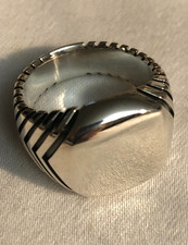 David Yurman Sterling Silver Mens Chevron Sig...