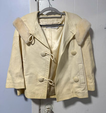 Christian Dior Lambskin Leather Mink Fur Hooded Jacket FR 36