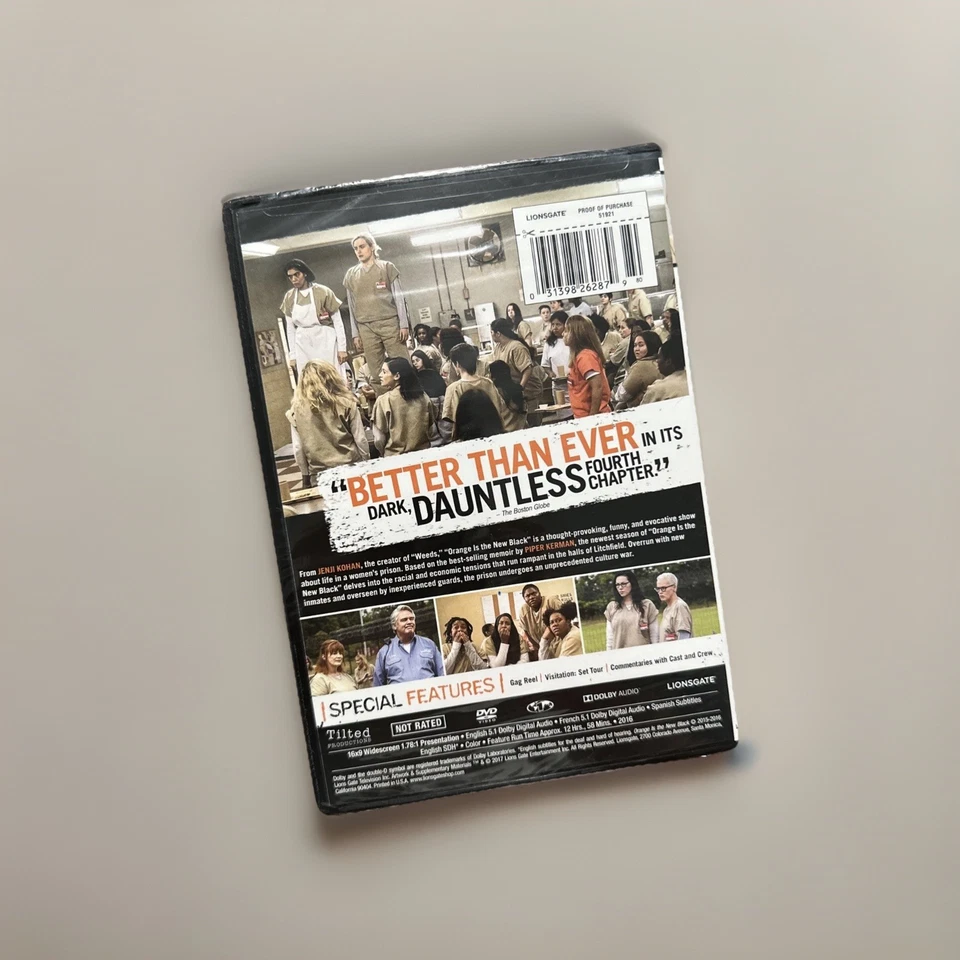Orange Is The New Black: Season 4 - DVD, Factory Sealed 💿 Foto 2 de 4