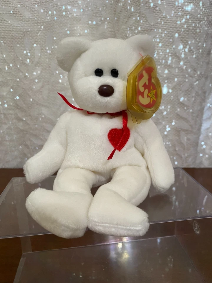 Beanie Baby VALENTINO - BROWN NOSE, PVC Pellets, 1993/94, Oakbrook, No Stamp - Image 2 of 4