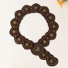 PU Leather Waist Belt Casual Ladies Belt Metal Buckle Dresses Belt Gothic Trendy