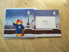 Super rare Paddington Bear on London Bridge in the Snow M&S gift card Collectabl