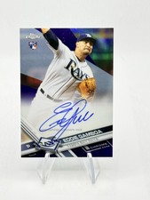 2017 Topps Chrome Eddie Gamboa Rookie Purple Refractor Signature Auto Rays #/250